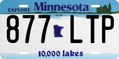 MN license plate 877LTP