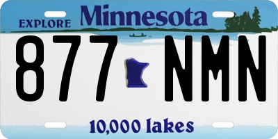 MN license plate 877NMN