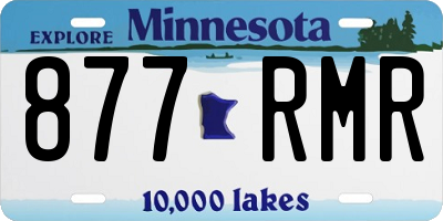 MN license plate 877RMR