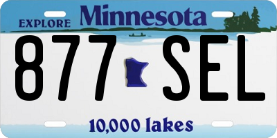 MN license plate 877SEL