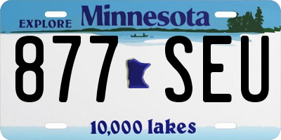 MN license plate 877SEU