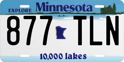 MN license plate 877TLN