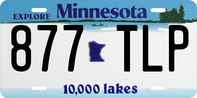 MN license plate 877TLP