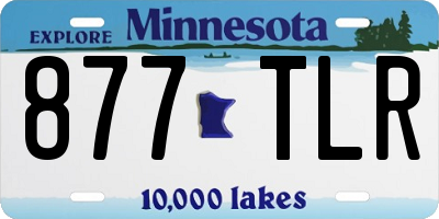 MN license plate 877TLR