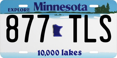 MN license plate 877TLS