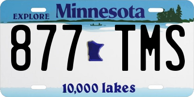 MN license plate 877TMS