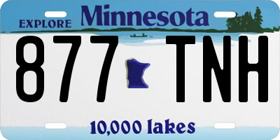 MN license plate 877TNH