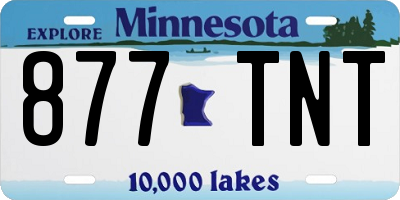 MN license plate 877TNT