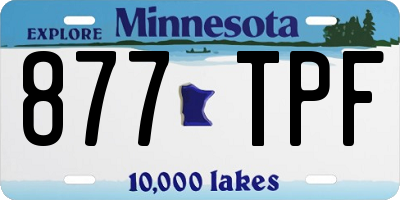 MN license plate 877TPF
