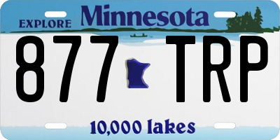 MN license plate 877TRP