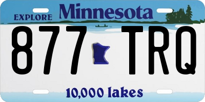 MN license plate 877TRQ