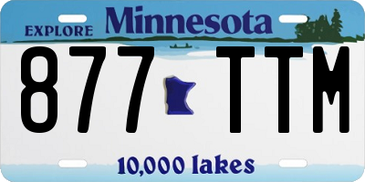 MN license plate 877TTM