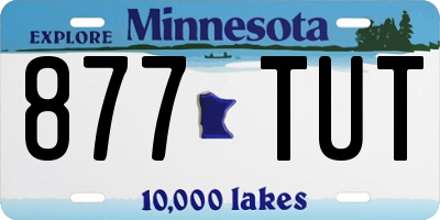 MN license plate 877TUT
