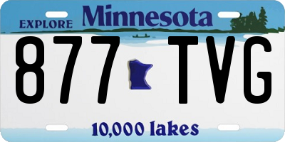 MN license plate 877TVG