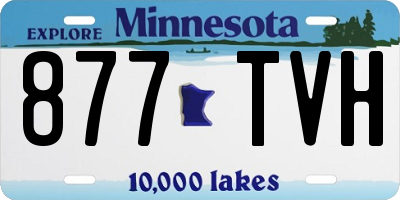 MN license plate 877TVH