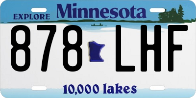 MN license plate 878LHF