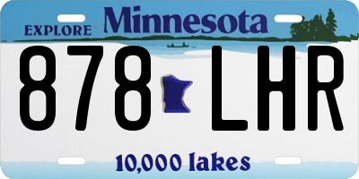 MN license plate 878LHR