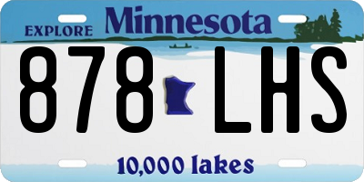 MN license plate 878LHS