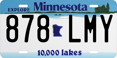 MN license plate 878LMY