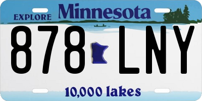 MN license plate 878LNY