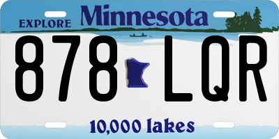 MN license plate 878LQR