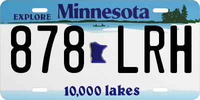 MN license plate 878LRH