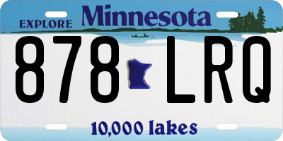 MN license plate 878LRQ