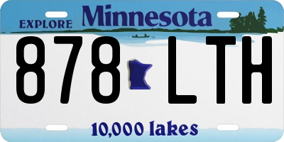 MN license plate 878LTH