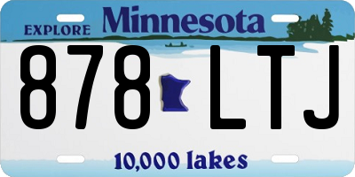 MN license plate 878LTJ