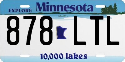 MN license plate 878LTL