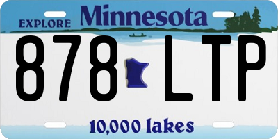 MN license plate 878LTP