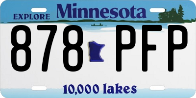 MN license plate 878PFP