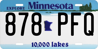 MN license plate 878PFQ