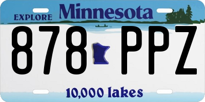 MN license plate 878PPZ