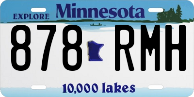 MN license plate 878RMH