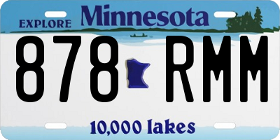 MN license plate 878RMM