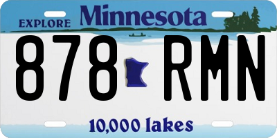 MN license plate 878RMN