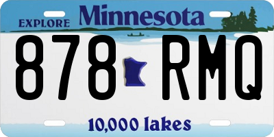 MN license plate 878RMQ