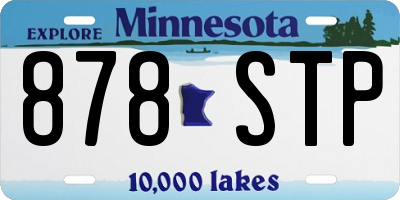 MN license plate 878STP