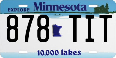 MN license plate 878TIT