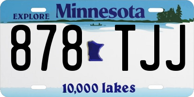 MN license plate 878TJJ