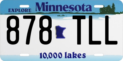 MN license plate 878TLL