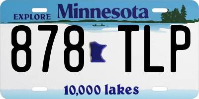 MN license plate 878TLP