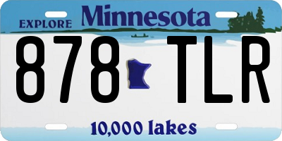 MN license plate 878TLR