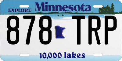 MN license plate 878TRP