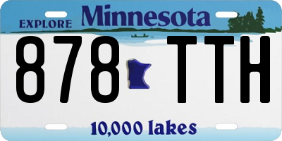 MN license plate 878TTH