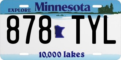 MN license plate 878TYL