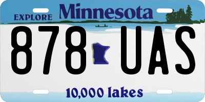 MN license plate 878UAS
