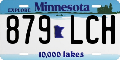 MN license plate 879LCH