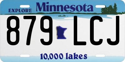 MN license plate 879LCJ